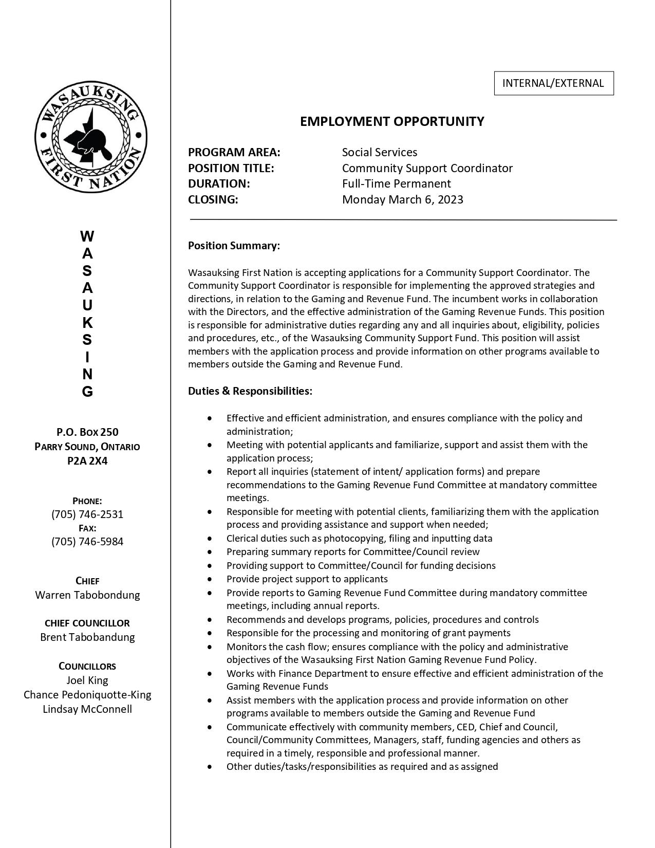 community-support-coordinator-march-6-wasauksing-first-nation